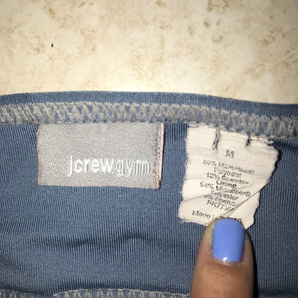 GUC 💜 J.CREW | Blue Gym Sports Bra - Picture 4 of 7